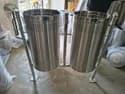 Ss Dustbins With Swing