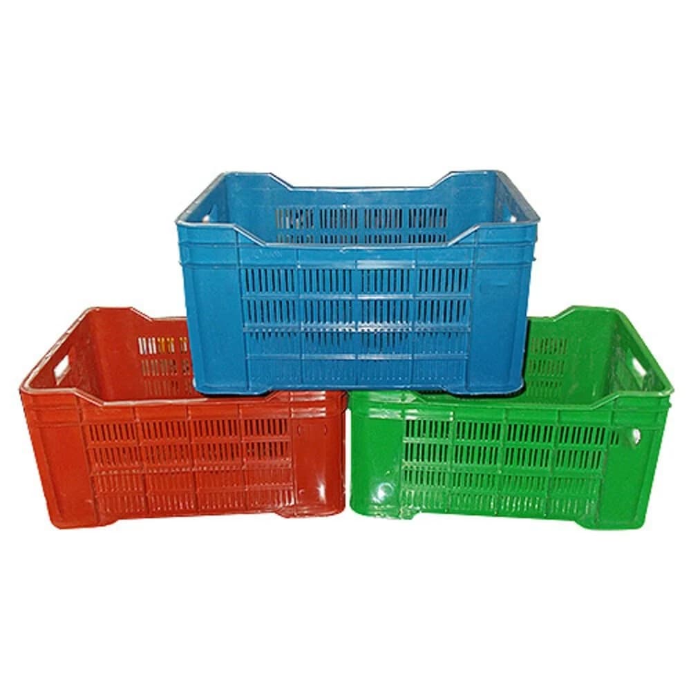 Plastic Dark Blue Crate