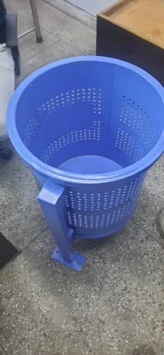 50L MS Garbage Dustbin