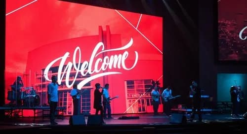 Active led display
